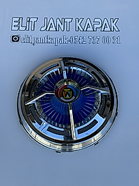 14 INCH DÜZ ÇEMBERLİ MAVİ ÖRÜMCEK JANT KAPAĞI