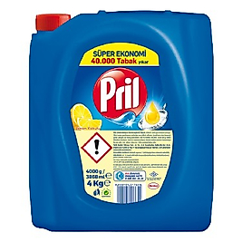 Pril Limon Bulaşık Deterjanı Sıvı 4 kg