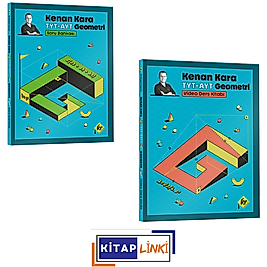 Kenan Kara İle TYT-AYT Geometri Soru Bankası ve Video Ders Kitabı KR Akademi Yayınları