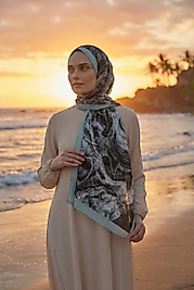 Spring mermer desen şal