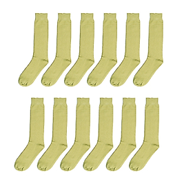 Asker Çorabı Yazlık 12'li Set -Haki