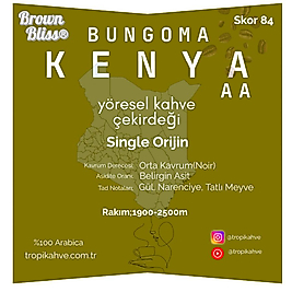 BrownBliss® Kenya AA Yöresel Kahve 250gr