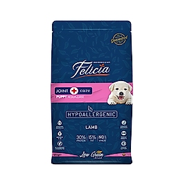 Felicia Hipoalerjenik Düşük Tahıllı ve Kuzu Etli Orta ve Büyük Irk Yavru Köpek Maması (3 kg)