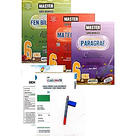 Okyanus Yayınları 6. Sınıf Master Matematik + Fen Bilimleri + Paragraf Soru Bankası - Yeni Baskı