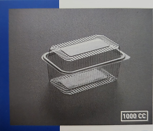 Plastik Kapaklı Ambalaj 1000 CC