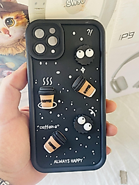 iPhone 11 Pro Max Starbucks Kabartmalı Telefon Kılıfı