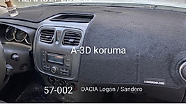 Dacia Logan / Sandero 2012+ Mcv  Konsol Torpido 3D Koruma