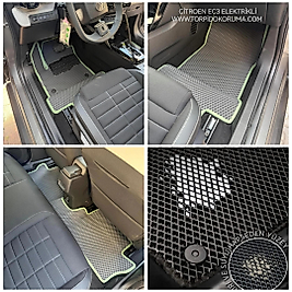 Citroen EC3 Elektrikli Kasa Akıllı Premium Eva Oto Paspas (Aksesuarlar Fiyata Dahil Değildir)