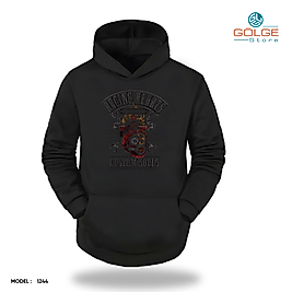 Motorcu Model Slimfit Kapüşönlu Hoodie Erkek kadın Sweatshirt