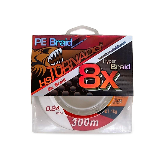 Tornado 0,24 mm 8x 300 m İp Misina (Beyaz)