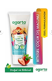 Agarta Doğal Çocuk Çilekli Diş Macunu 75 ml