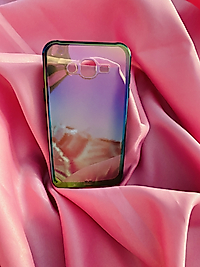 Samsung Galaxy J7 Renkli Şeffaf Telefon Kılıfı