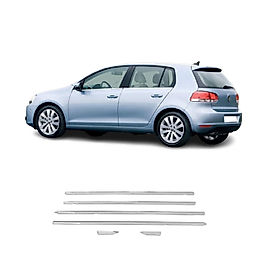 Volkswagen Golf 6 Krom Cam Çıtası (6Parça) 2010 ve Üzeri Paslanmaz Çelik