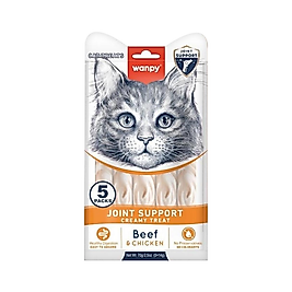 Wanpy Bone Support Sığır Eti ve Tavuk Etli Kedi Ödülü (5 x 14 g)