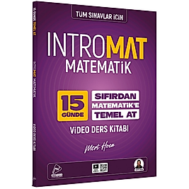 Mert Hoca 15 Günde Sıfırdan Matematik Mert Hoca Yayınları Tüm Sınavlar İçin IntroMat Matematik Video Ders Kitabı Mert Hoca Yayınları Kr Akademi
