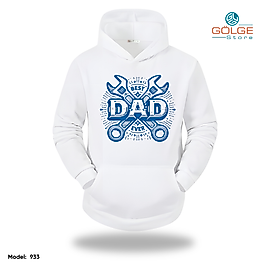 Tamirci Baba Görselli Slimfit Kapüşönlu Hoodie Erkek kadın Sweatshirt