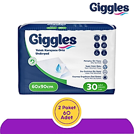 Giggles Yatak Koruyucu Örtü (60x90 cm) 60 Adet