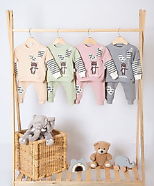 SÜPRİZ AYICIK BASKILI 2'Lİ TAKIM