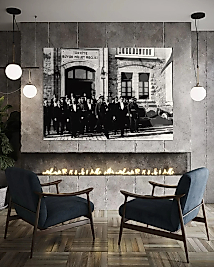 Büyük Millet Meclisi Temalı Cam Tablo