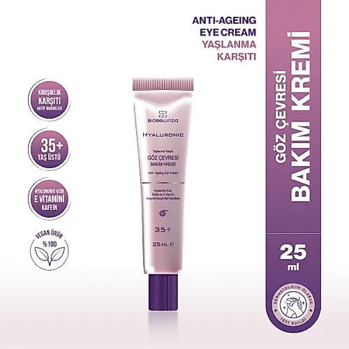 Biobellinda Hyaluronic Yaşlanma Karşıtı Göz Çevresi Bakım Kremi (35+) 25 Ml