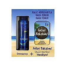 Fa Sport Deo Sprey 150 ml + Anlat Bakalım! Oyun Kartları HEDİYE*1ADETLİ