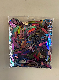 Dikdörtgen Plastik Oya Pulu Ebruli