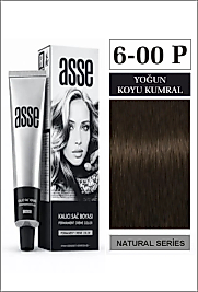 ASSE SAÇ BOYASI 60 ML. (6-00 P YOĞUN KOYU KUMRAL)