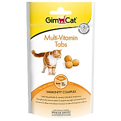 Gimcat Multi - Vitamin Tabs Kedi Ödül Tableti 40 Gr