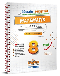 Spoiler Yayınları 8. Sınıf Matematik Pdf 2025 2026 Yeni Baskı Sezon Pdf Defteri