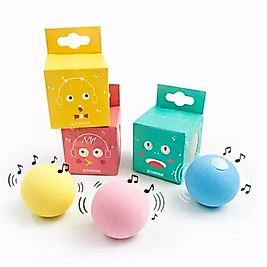 Harekete Duyarlı Kuş Sesli Kedi Oyun Topu