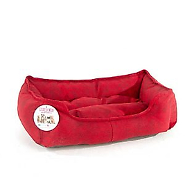 Pet Pretty Kırmızı Pofuduk Köpek Yatağı 60 x 45 x 15 cm