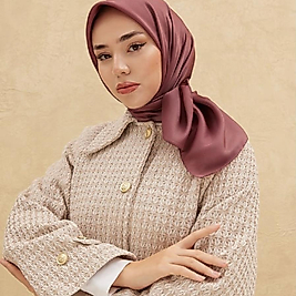 Silkhome Shiny Eşarp Gül Kurusu