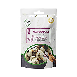 Eco Natura Pet Duck Knotted Bones Ördek Etli Düğüm Kemik Köpek Ödülü (100 g)