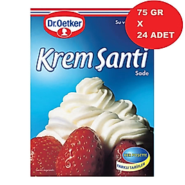 Dr.oetker krem şanti 75 gr x 24ad