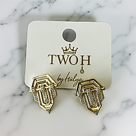 Xuping Golg Zirkon Taşlı Küpe