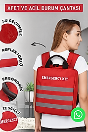 Yüksek Görünümlü Acil Durum Çantası – 220 Parça Hayatta Kalma Seti