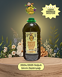 5 Litre YENİ MAHSUL ERKEN HASAT Soğuk Sıkım Ayvalık Zeytinyağı | Katkısız ve Doğal | ALİ DEDENİN ÇİFTLİĞİ
