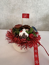 Yılbaşı temalı kupa