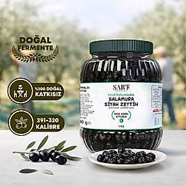 Taş Baskı Gemlik Sofralık Siyah Zeytin Small - 1 KG