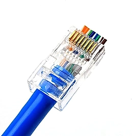 Hq Speed Yeni Nesil RJ45 Cat6 / Cat5  Jak Plug (100 Adet)