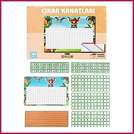 Kanguru Matematik Çıkar Kanatları Oyunu - Çıkarma İşlemi Öğreten Eğitici Oyun|Müfredata Uyumlu / 5-6 Yaş