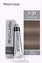 VERTONE SAÇ BOYASI 60 ML. (7-31 KUMRAL BEJ)
