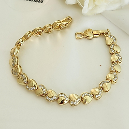 14K Kalpps Xuping Çelik Bileklik