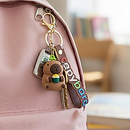 Capy Bara Anahtarlık Çanta Charm