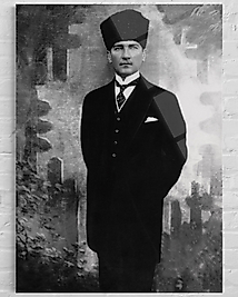 Atatürk Cam Tablo