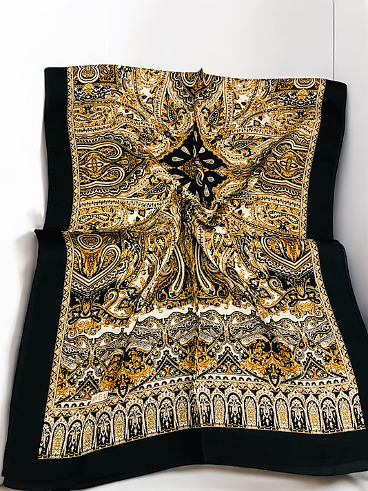 Desenli Alfa Silk Şal Pastel Desen