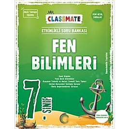 7. Sınıf Classmate Fen Bilimleri Soru Bankası