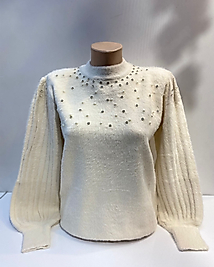 TAŞLI KOL DETAY KAZAK