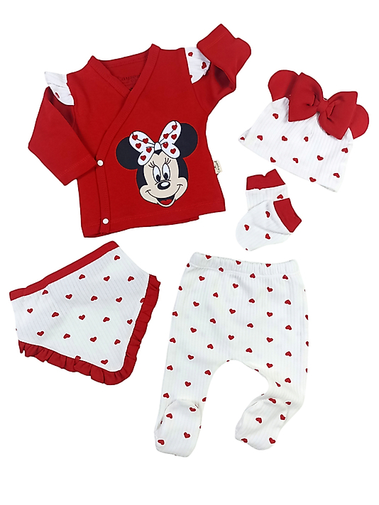 Minnie 5 Parça Yeni Doğan Seti
