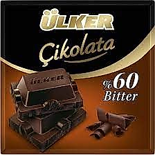 ÜLKER ÇİKOLATA BİTTER %60 KARE 60GR